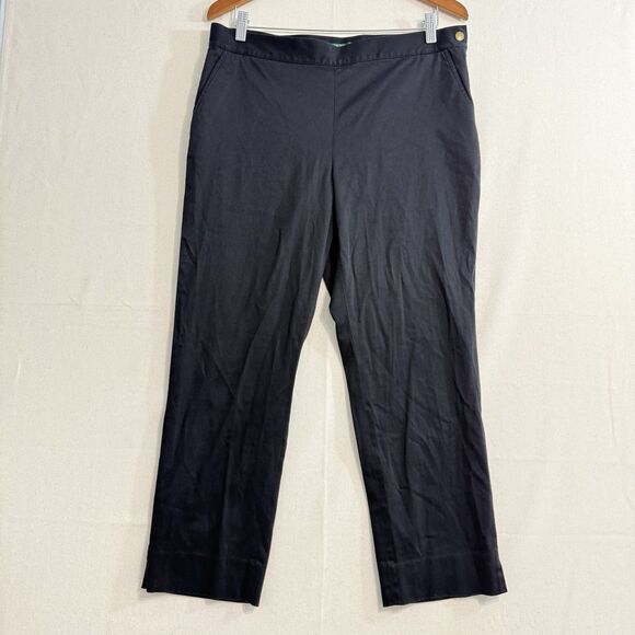 Lauren Ralph Lauren Pants Women Size 12P Black - Picture 1 of 11